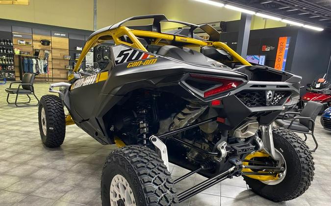 2024 Can-Am® Maverick R X RS with Smart-Shox Carbon Black & Neo Yellow