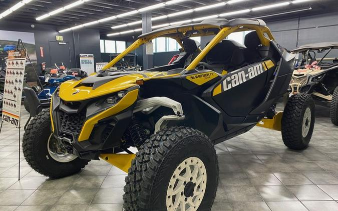 2024 Can-Am® Maverick R X RS with Smart-Shox Carbon Black & Neo Yellow