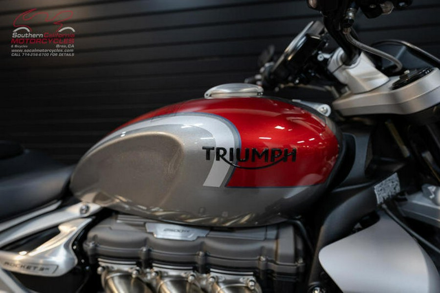 2023 Triumph Rocket 3 R Silver Ice Cranberry Red