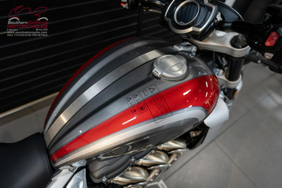 2023 Triumph Rocket 3 R Silver Ice Cranberry Red