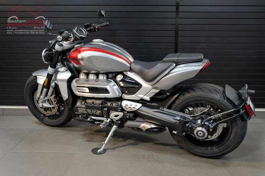 2023 Triumph Rocket 3 R Silver Ice Cranberry Red