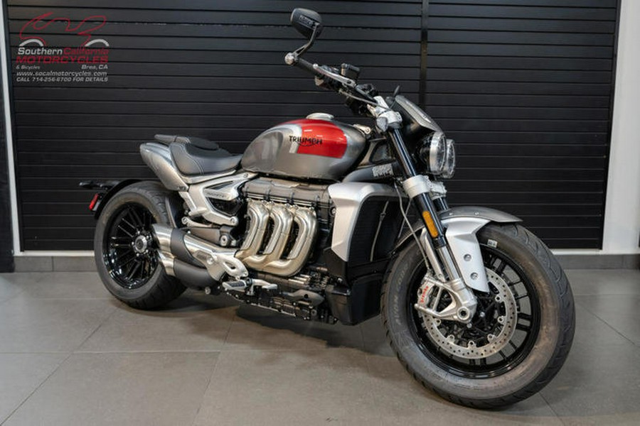 2023 Triumph Rocket 3 R Silver Ice Cranberry Red