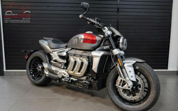 2023 Triumph Rocket 3 R Silver Ice Cranberry Red