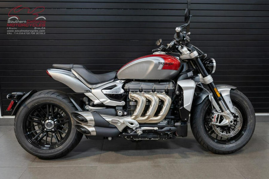 2023 Triumph Rocket 3 R Silver Ice Cranberry Red