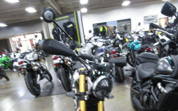 2025 Triumph Scrambler 400 X Matte Khaki Green / Fusion White