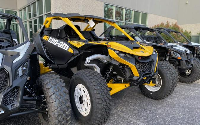 2024 Can-Am® Maverick R X RS with Smart-Shox Carbon Black & Neo Yellow