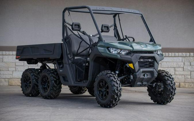 New 2024 CAN-AM DEFENDER 6X6 DPS HD10 TUNDRA GREEN