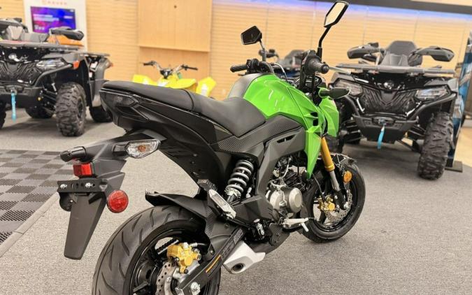 2024 Kawasaki Z125 PRO Candy Lime Green
