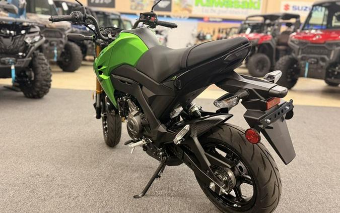 2024 Kawasaki Z125 PRO Candy Lime Green
