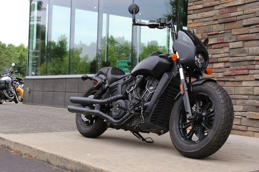 2021 Indian Scout Bobber ABS Thunder Black Smoke Bobber Thunder Black