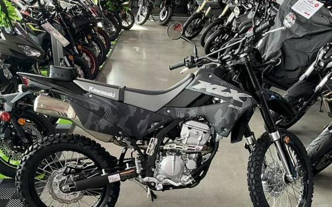 2024 Kawasaki KLX®300 Cypher Camo Gray