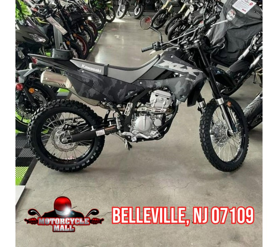 2024 Kawasaki KLX®300 Cypher Camo Gray