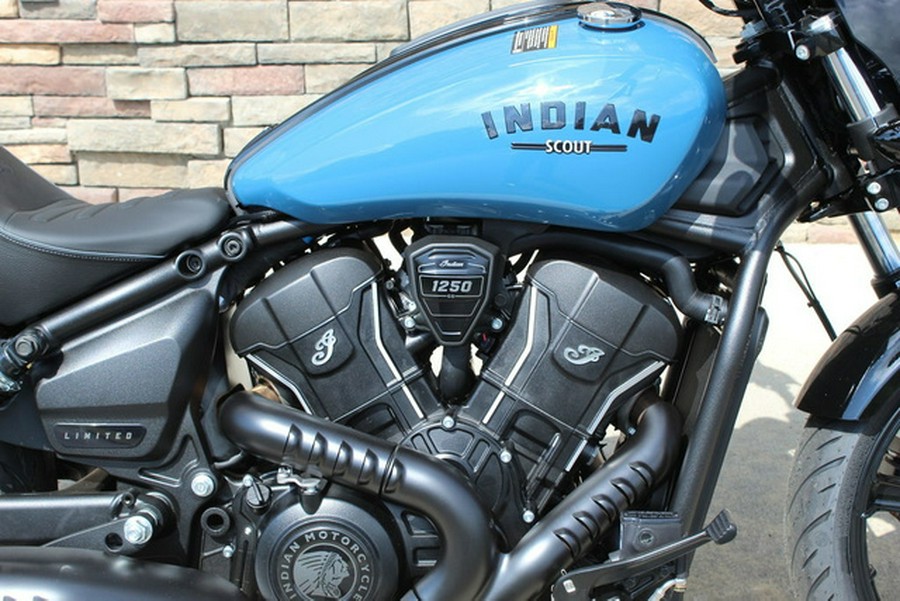 2025 Indian Sport Scout Limited +Tech Storm Blue