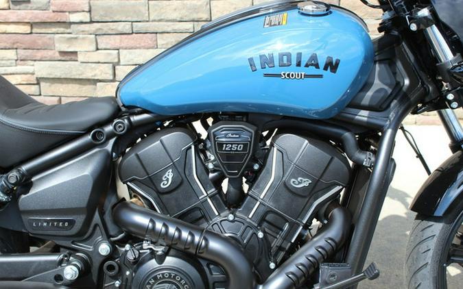 2025 Indian Sport Scout Limited +Tech Storm Blue