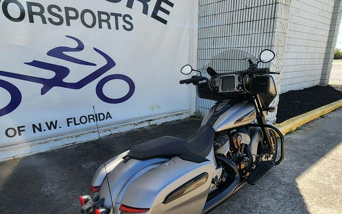 2022 Indian Chieftain Elite Heavy Metal Smoke With Polished B