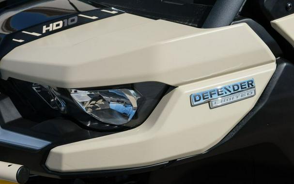 New 2024 CAN-AM DEFENDER MAX LIMITED HD10 DESERT TAN AND TIMELESS BLACK