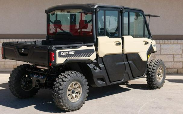 New 2024 CAN-AM DEFENDER MAX LIMITED HD10 DESERT TAN AND TIMELESS BLACK