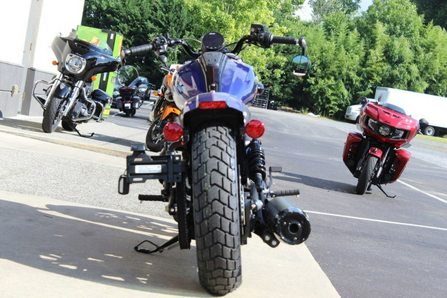 2025 Indian Scout Bobber Limited +Tech Spirit Blue Metallic