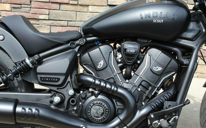 2025 Indian Scout Bobber Limited Black Smoke