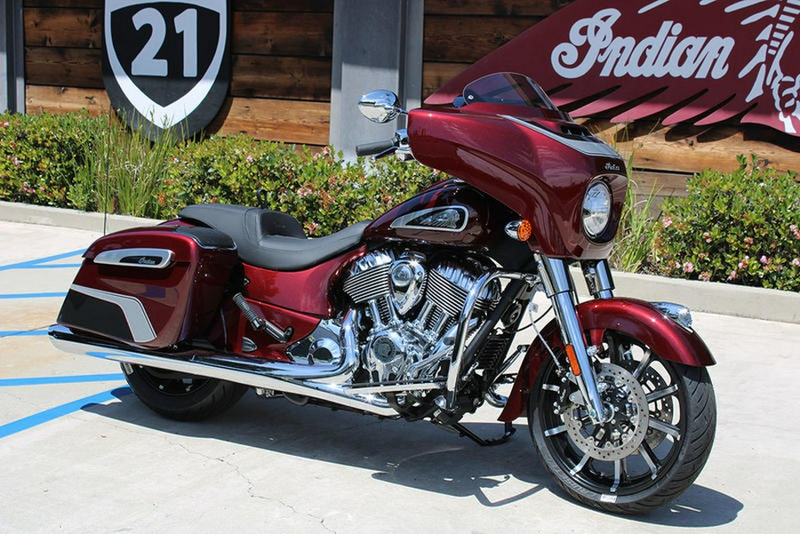 2024 Indian Motorcycle® Chieftain® Limited with Powerband Audio Package Maroon Metallic/Graphics