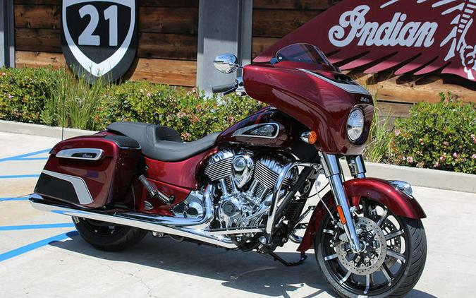 2024 Indian Motorcycle® Chieftain® Limited with Powerband Audio Package Maroon Metallic/Graphics