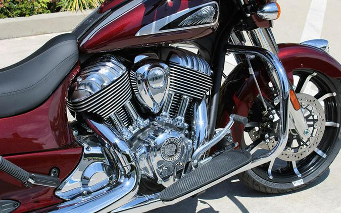 2024 Indian Motorcycle® Chieftain® Limited with Powerband Audio Package Maroon Metallic/Graphics