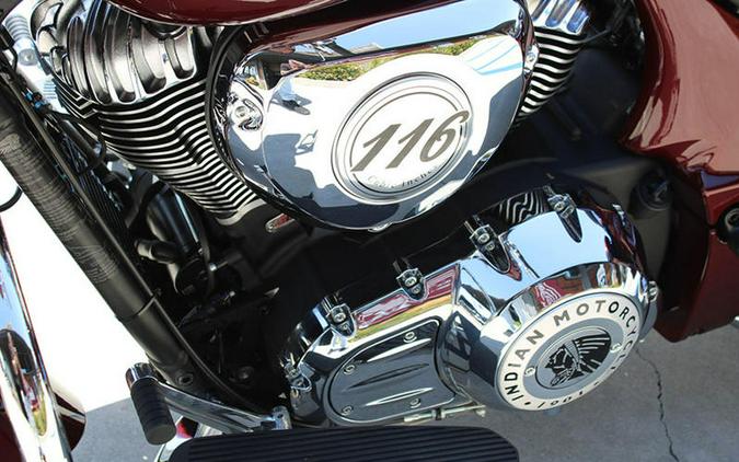 2024 Indian Motorcycle® Chieftain® Limited with Powerband Audio Package Maroon Metallic/Graphics