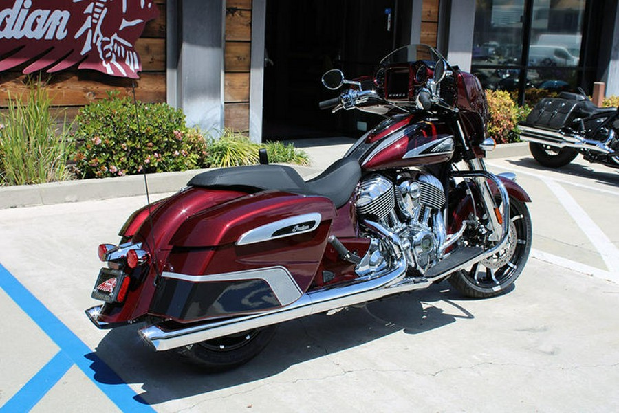 2024 Indian Motorcycle® Chieftain® Limited with Powerband Audio Package Maroon Metallic/Graphics