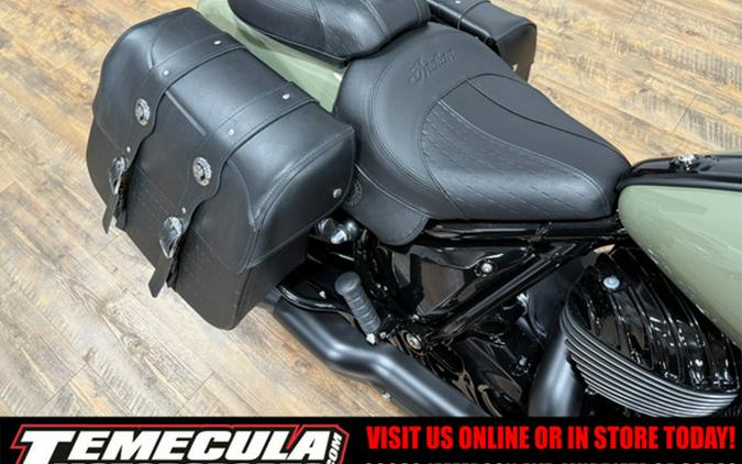 2025 Indian Super Chief Dark Horse Moss Green