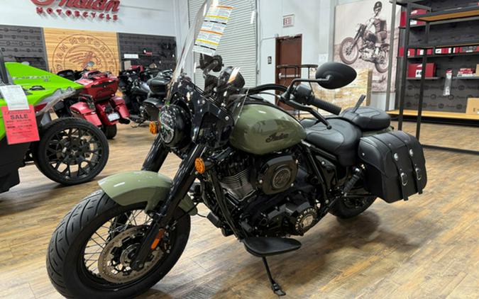 2025 Indian Super Chief Dark Horse Moss Green