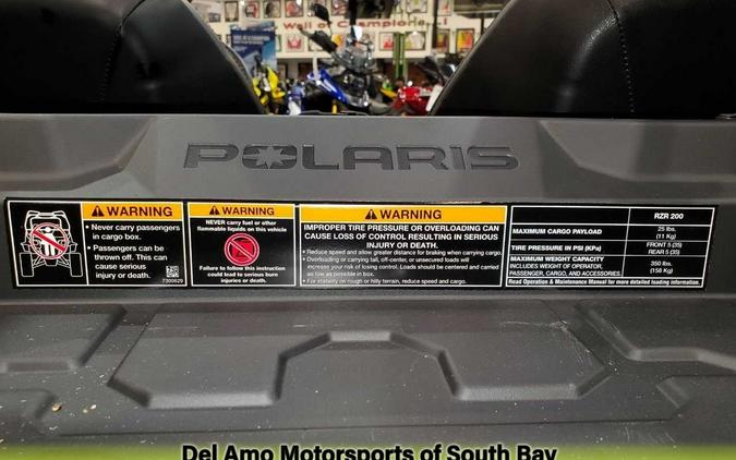 2024 Polaris RZR 200 EFI