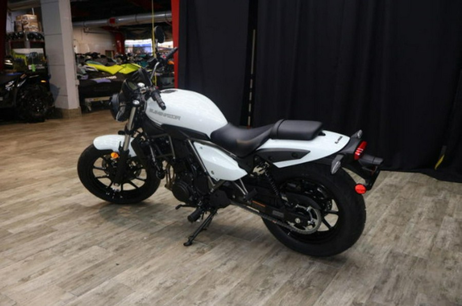 2024 Kawasaki Eliminator Pearl Robotic White