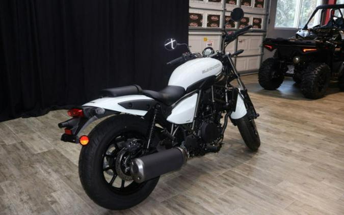 2024 Kawasaki Eliminator Pearl Robotic White