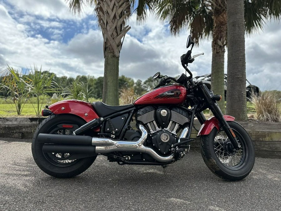 2022 Indian Chief Bobber ABS Ruby Metallic