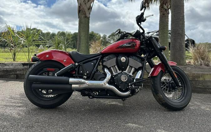 2022 Indian Chief Bobber ABS Ruby Metallic