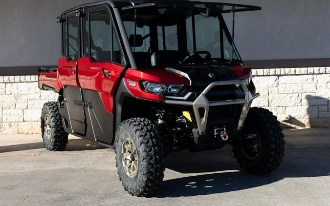 New 2024 CAN-AM DEFENDER MAX LIMITED HD10 FIERY RED