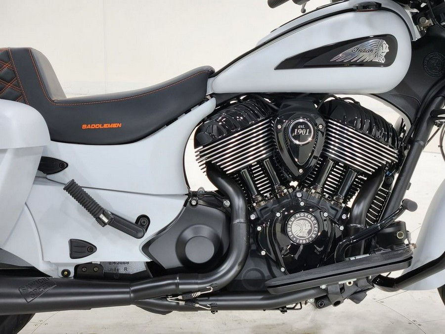 2024 Indian Motorcycle® Chieftain® Dark Horse® Ghost White Metallic Smoke