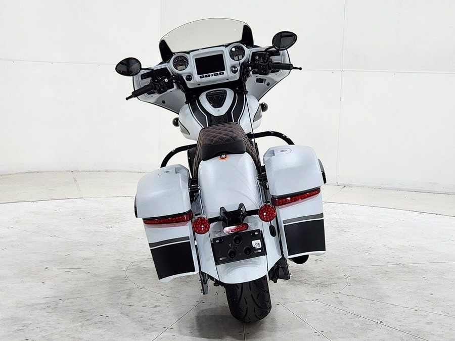 2024 Indian Motorcycle® Chieftain® Dark Horse® Ghost White Metallic Smoke