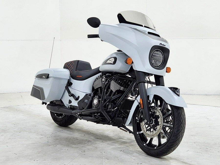 2024 Indian Motorcycle® Chieftain® Dark Horse® Ghost White Metallic Smoke