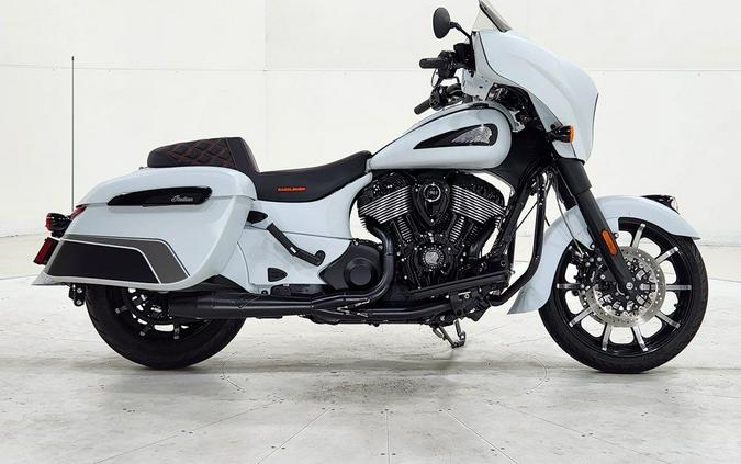 2024 Indian Motorcycle® Chieftain® Dark Horse® Ghost White Metallic Smoke