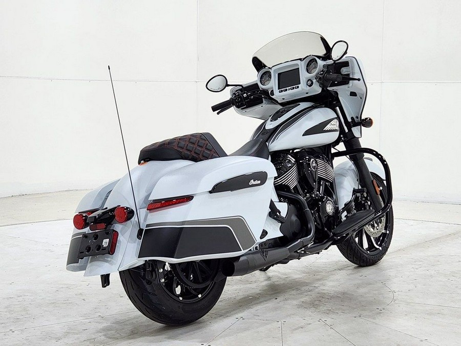 2024 Indian Motorcycle® Chieftain® Dark Horse® Ghost White Metallic Smoke