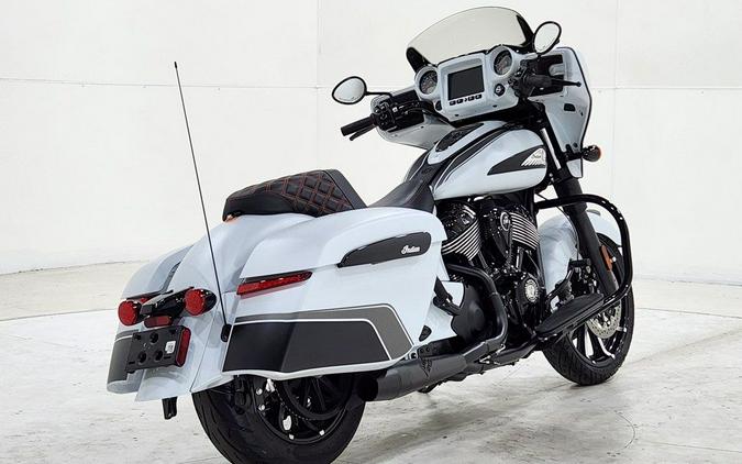 2024 Indian Motorcycle® Chieftain® Dark Horse® Ghost White Metallic Smoke