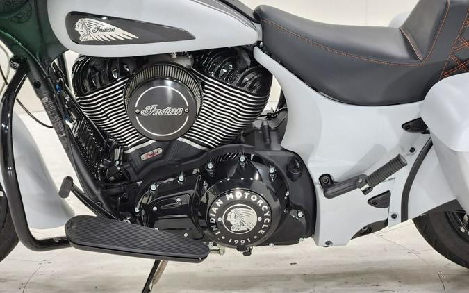 2024 Indian Motorcycle® Chieftain® Dark Horse® Ghost White Metallic Smoke