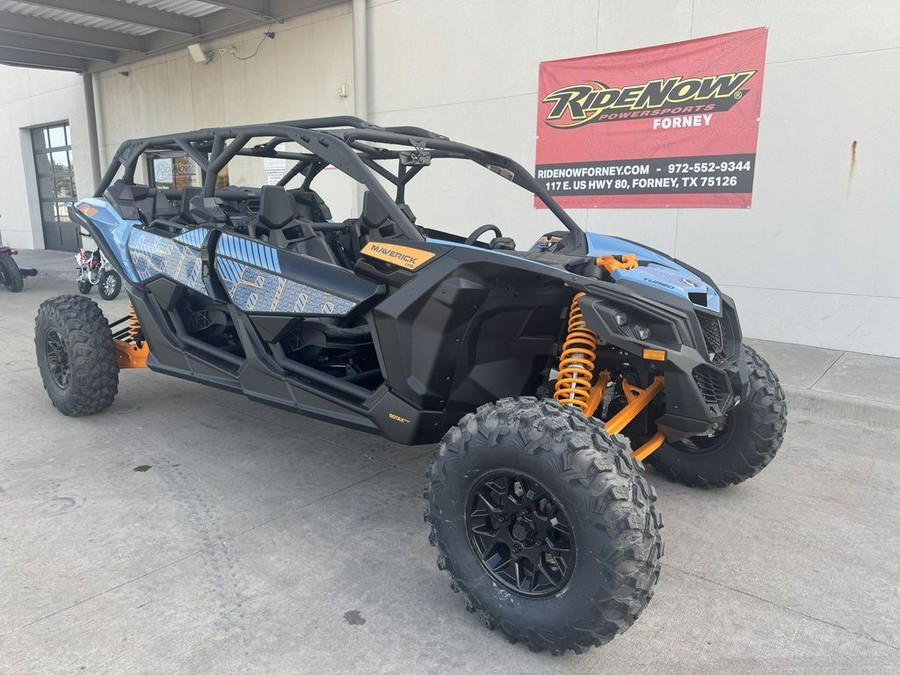 2026 Can-Am® Maverick X3 MAX RS Turbo Scandi Blue & Orange Crush