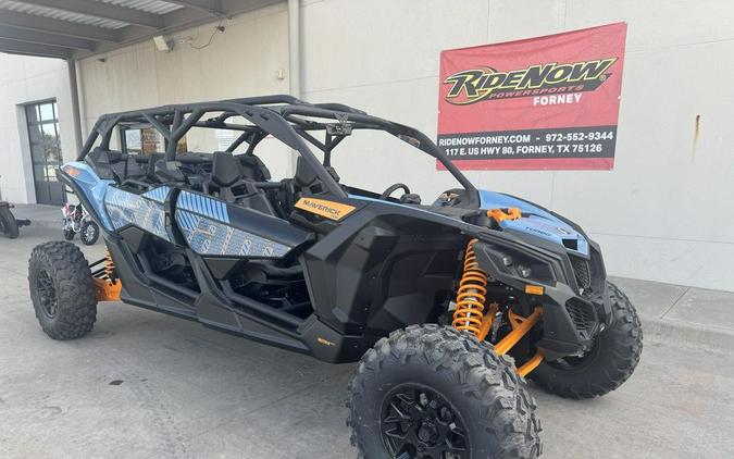 2026 Can-Am® Maverick X3 MAX RS Turbo Scandi Blue & Orange Crush