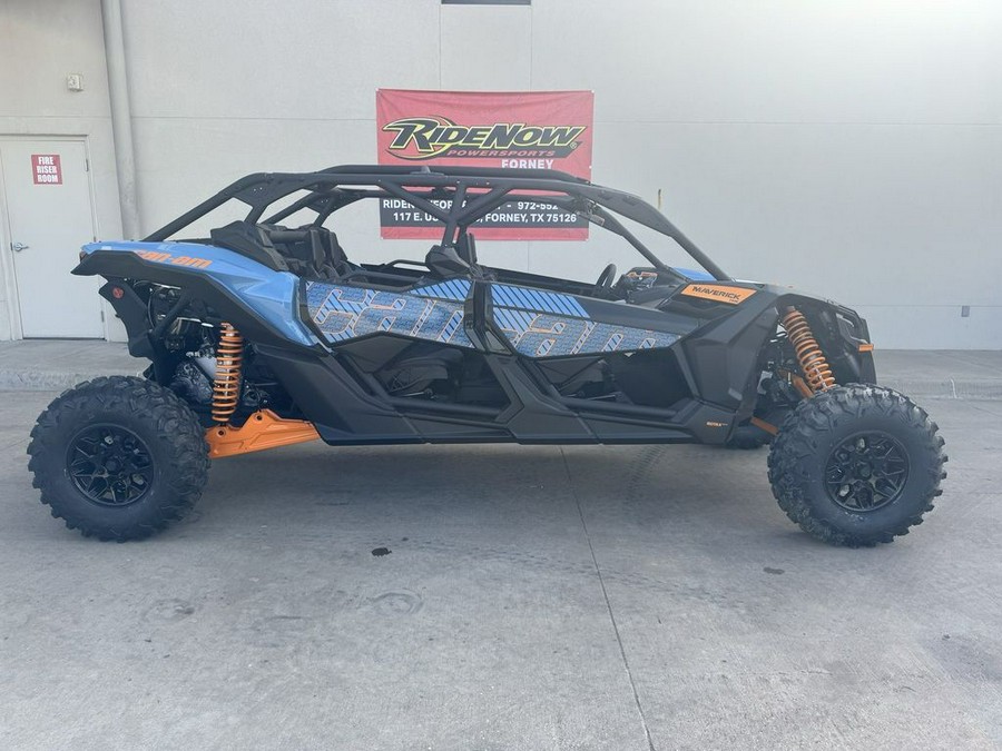 2026 Can-Am® Maverick X3 MAX RS Turbo Scandi Blue & Orange Crush