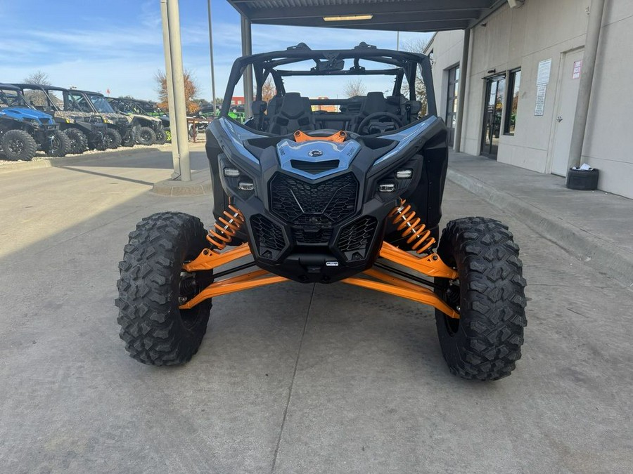 2026 Can-Am® Maverick X3 MAX RS Turbo Scandi Blue & Orange Crush