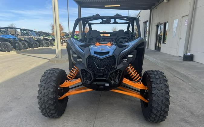 2026 Can-Am® Maverick X3 MAX RS Turbo Scandi Blue & Orange Crush