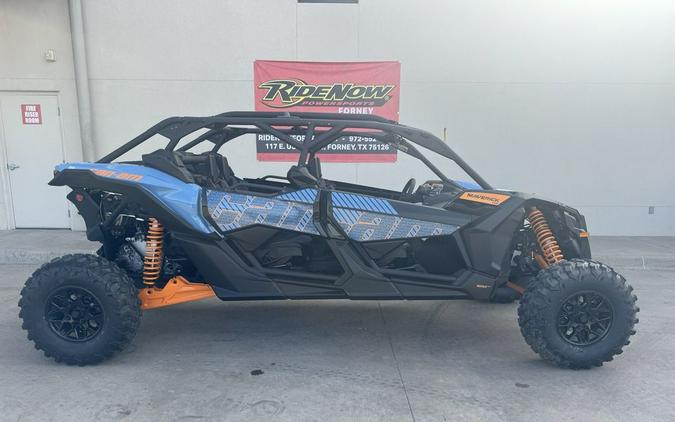 2026 Can-Am® Maverick X3 MAX RS Turbo Scandi Blue & Orange Crush