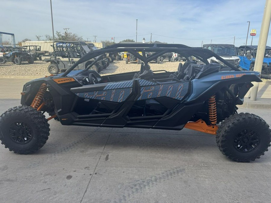 2026 Can-Am® Maverick X3 MAX RS Turbo Scandi Blue & Orange Crush